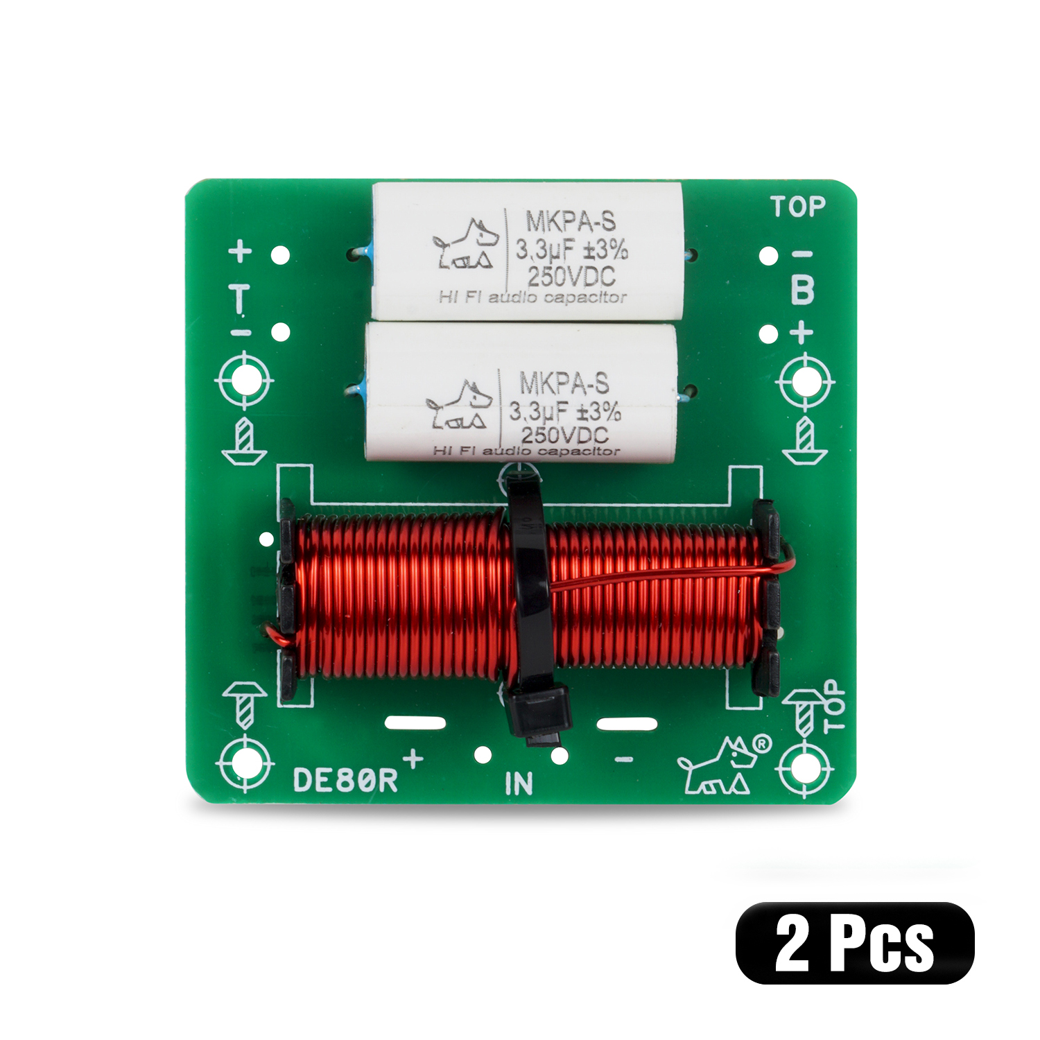 DE80R-07 2 WAY CROSSOVER (2 Pcs)